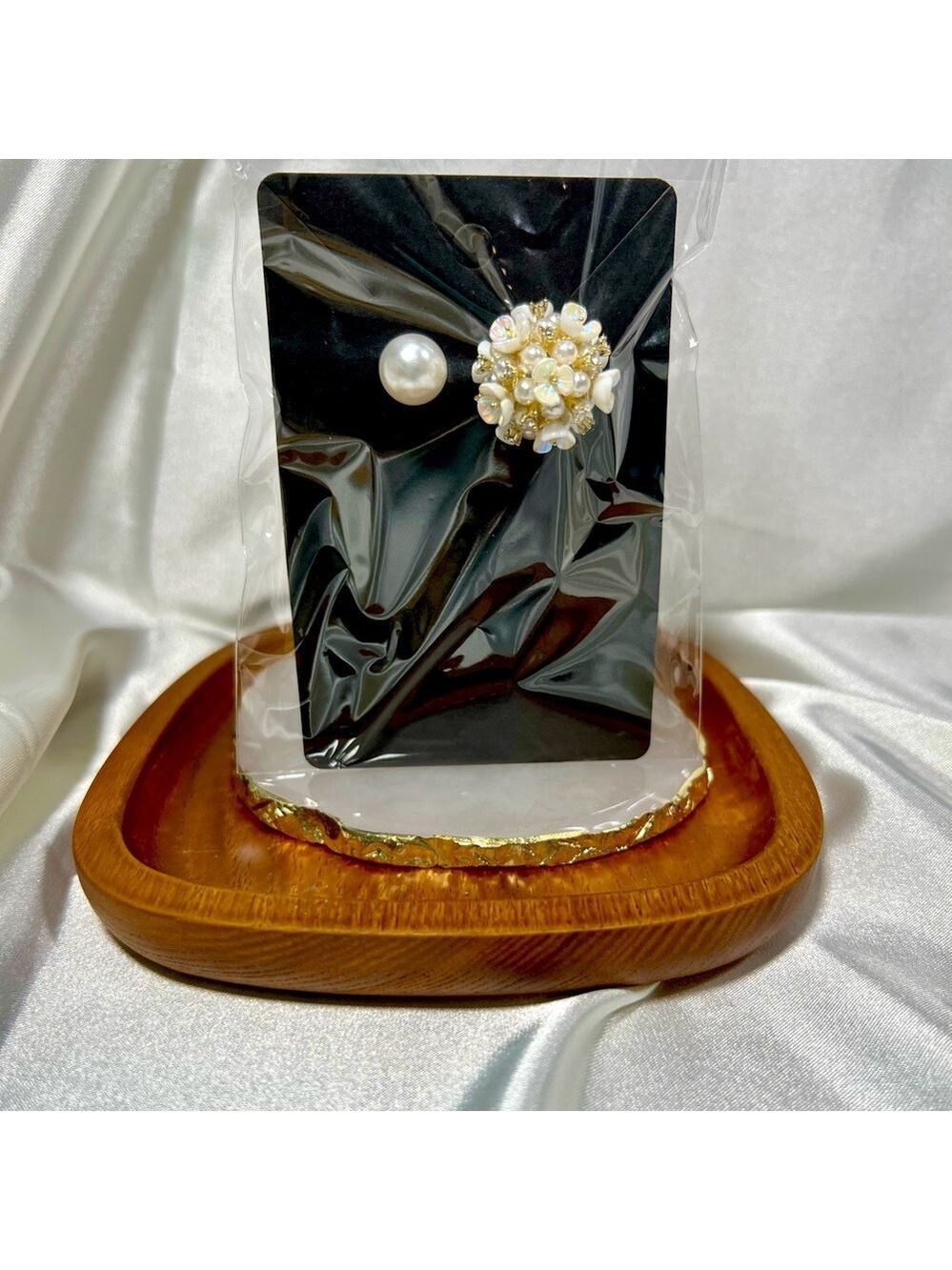 Large Pearl Double Sided Earrings